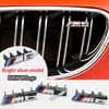 Emblema Fivela de Grade Frontal 3D para Carro Acessórios de Estilo para Carro Para BMW M Logo M1 M2 M3 M4 M5 M6 M7 F48 E83 F39 F10 F30 G01 E84