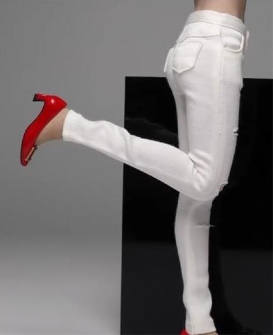 Toys & Hobbies [TOYBARJAPAN] 16 Scale Figure Accessory  Compatible with TBLeague and Other Figures. CCTOYS CC025 Beautiful Female Fashion Ripped Slim