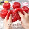 Handmade Watermelon Slushy Squishy Toy Soft Slow Rebound Stress Relief Squeeze Toy Realistic Fruit Simulation Model Adult Gift