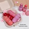 Gege Bear Multi-Use Blush Stick - Low-Saturation, Silky Texture, Beginner-Friendly