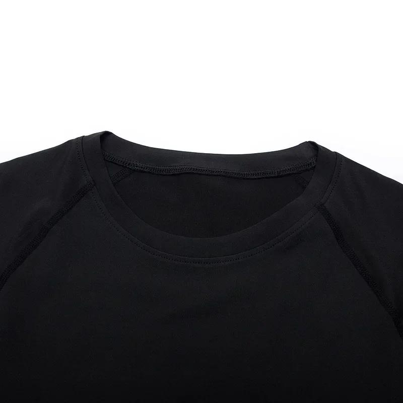 Summer Sweat-Absorbent Jogging Cycling Outdoor Men's Sports Compression T-shirt Gym Running Speed Drying Short Sleeved Casual Top