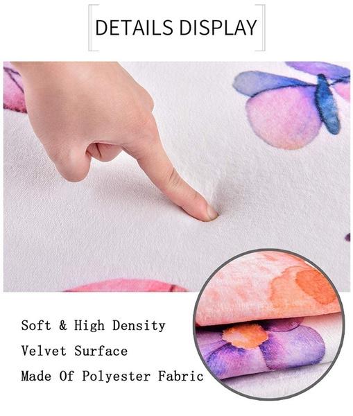 Non-Slip Floor Mat Laundry Room Mat Entrance Doormat Self-Service Laundry Bath Mat Carpet
