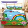 Sig. Biancheria da letto da uomo con motivo Little Miss, Set piumone, Copripiumone, Federa, Regalo di compleanno per la casa (1 * copripiumino + 2 * federa, senza nucleo)
