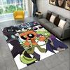 Spiel Dandy Welt Cartoon Rutschfeste Teppichläufer für Wohnzimmer, Schlafzimmer, Spielzimmer, Weicher Teppich Bodenmatte Heimdeko Teppich Kinderzimmer