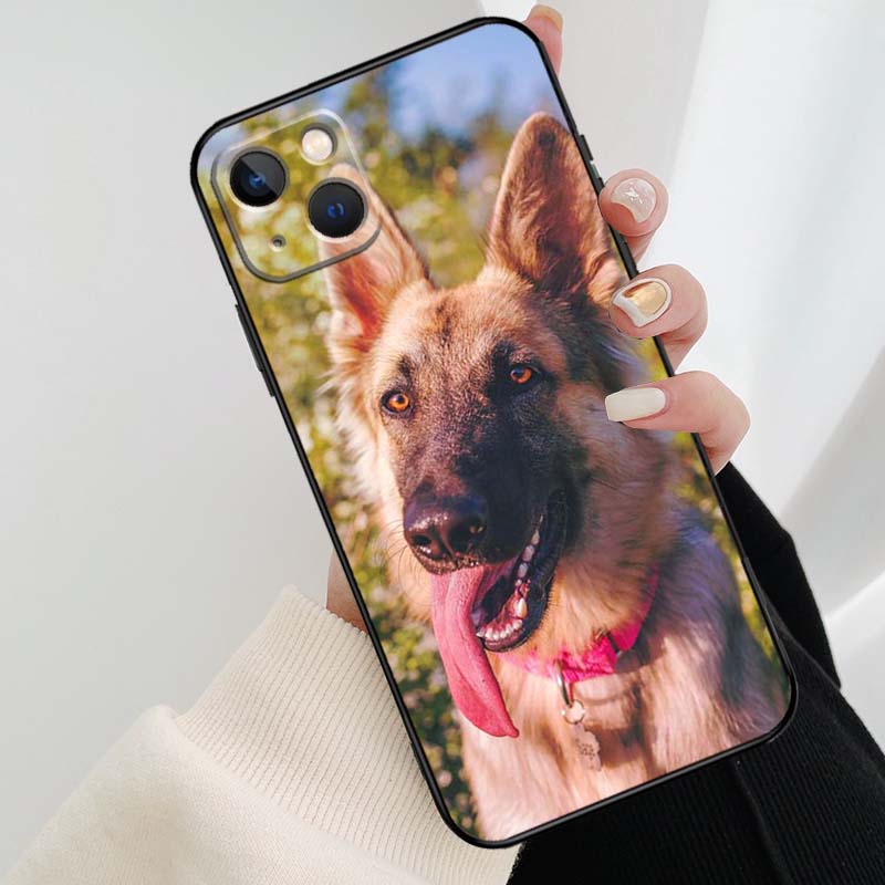 German Shepherd Dog Phone Case For iPhone 17 Pro Max 16 15 11 13 12 14 Pro Max Mini 15 16 Plus 16e 17 Air Cover