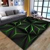 3D Vortex Illusjon Teppe for Stue Hjemmedekorasjoner Sofabord Store Områdetepper Lekerom Sklisikker Gulvmatte Alfombra