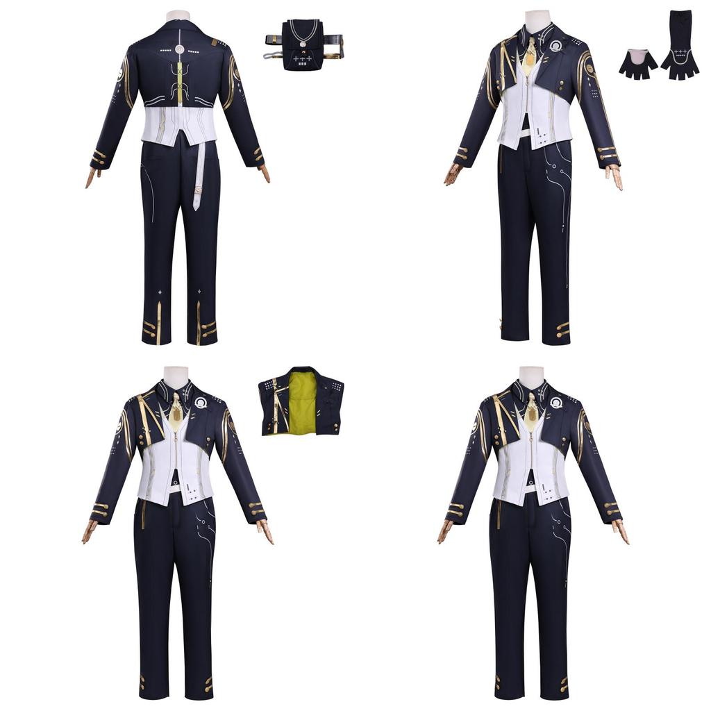 Wuthering Waves Rover Cosplay Outfit für Männer Aus Flexiblem Material Für Anime-Fans