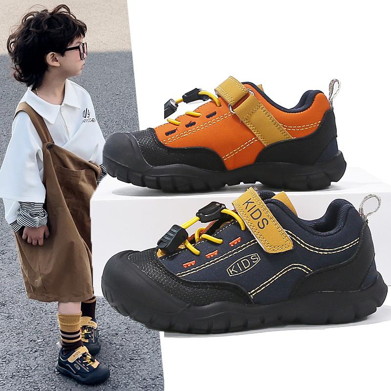 Children Sneakers Toes Capped Soft Sole Kids Casual Shoes Non-slip Comfortable 2025 New Fashion Boys Girls Sports Shoes Trendy