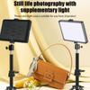 LED-Fotografielampe, Videolicht-Panel-Beleuchtung, Fotostudio-Lampen-Kit für Shooting-Live-Streaming, Youbube, RGB-Lichtfilter