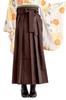Single Dark LL [Kyoetsu] Hakama pour femme, uni, article, marron,