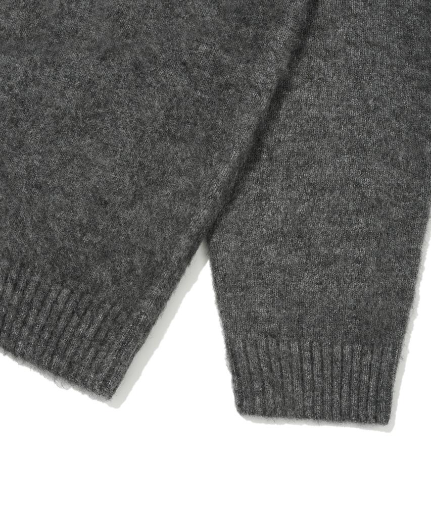 WACKY WILLY Hairy Pullover Knit Grey