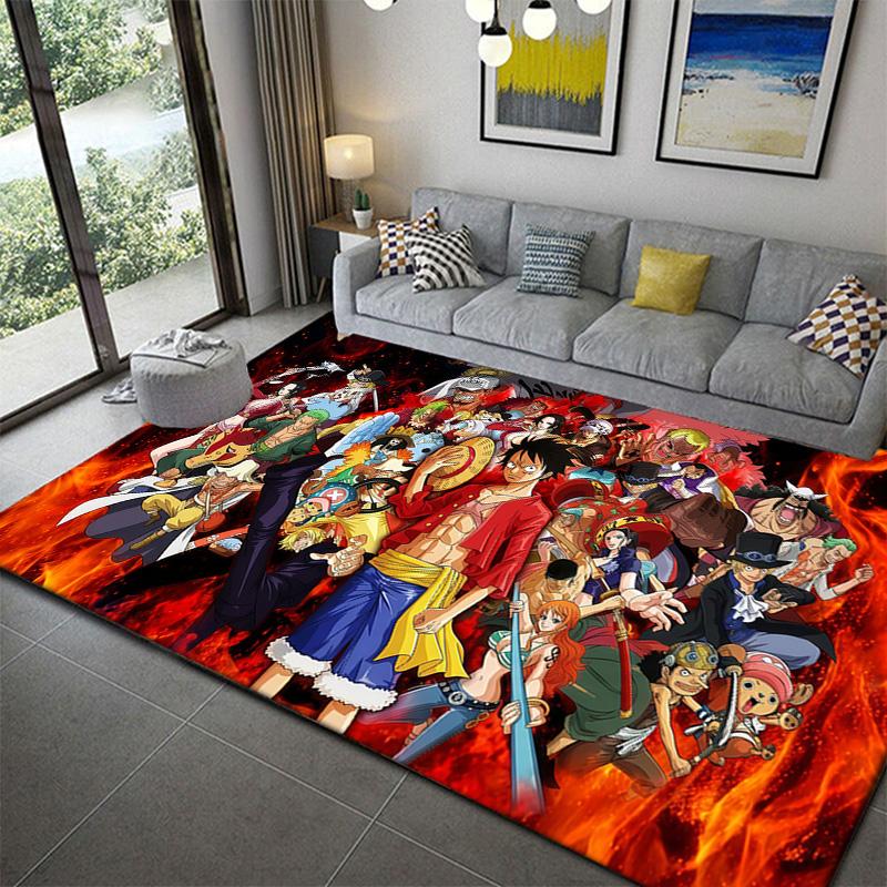 One Piece GameMat Carpet Rug for Living Room Bedroom Home Sofa Decoration,Kids Play Non-slip Floor Mat