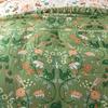 Cotton Gauze Double-sided Green White Throw Blanket Towel Quilt Household Sofa Cover Blanket Soft Breathable For Couch Bed Use