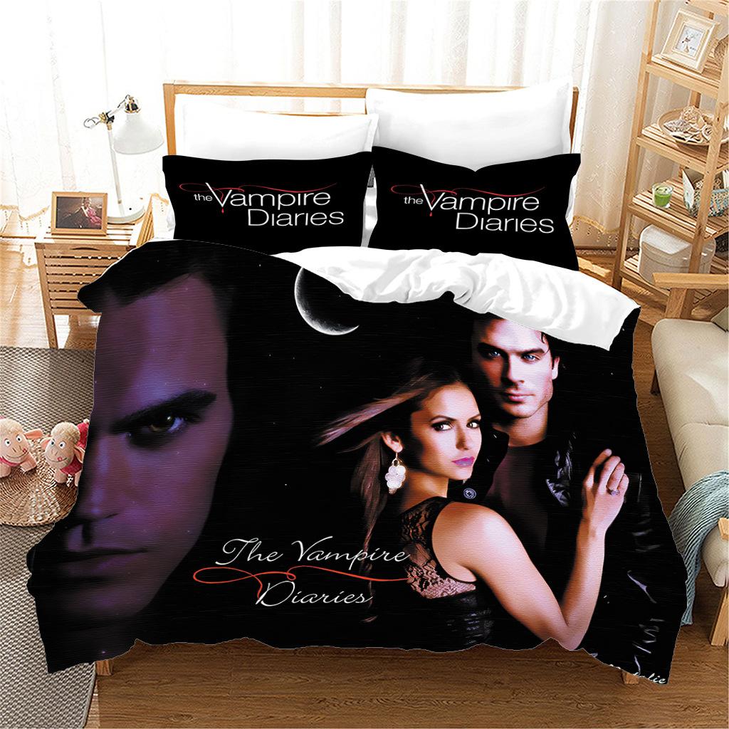 The Twilight Saga Printed Bedding Sets Bella Vampire Girl Duvet Cover Bed Comforter Set Exquisite Bed Supplies Set Luxury Gift