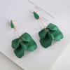 1 paar rozenblaadjes druppel oorbellen overdreven bungelende oorbellen vrouwen piercing stud oorbellen sieraden cadeau
