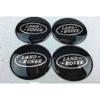 New Arrival Modified Hub Sticker: 65mm Hub Center Cover Sticker for Land Rover - Pack of Four Black Items