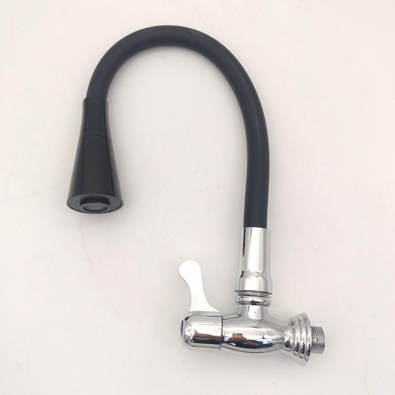 Sink Faucet 360° Rotatable Universal Kitchen Faucet 2 Outlet Modes Silicone Faucet In-Wall Faucets