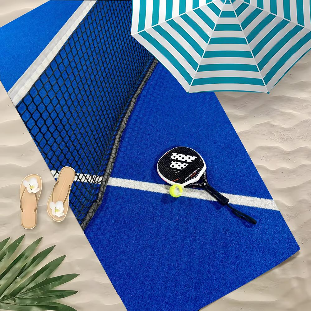 U-US Open Towel Polyester Beach Towel Quick Dry Sand Free Bath Towel for Summer Pool Travel Vacation