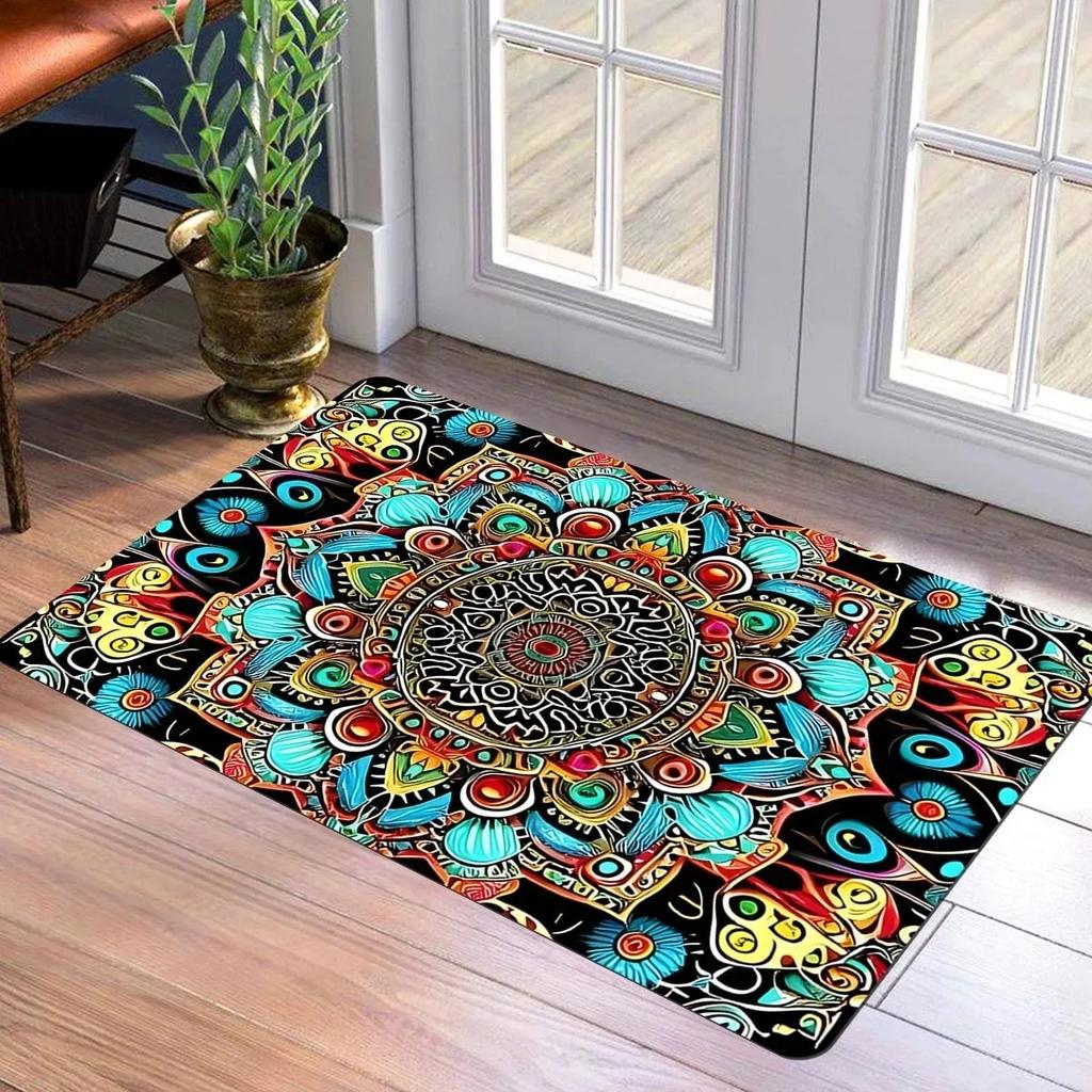 1 STuks Paddenstoelpatroon Keukenmatten Antislip Huis Deurmatten Pop design Badkamermat Badmat Tapijt voor Huis Spoelbak Wasruimte Decor