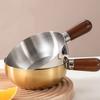 Thickened Single-person Pot Wooden Handle Milk Pot Multi-purpose Ramen Noodle Bowl Frying Egg