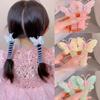 1 Piece Creative Design Bow Ponytail Hair Tie Cute Princess Butterfly Crunchies Kids Hair Bands Hair Ropes Children's Headwear