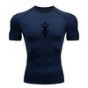 2026 Men's Versatile Running Sports Fashion Short Sleeve Tight-Fit Training T-shirt