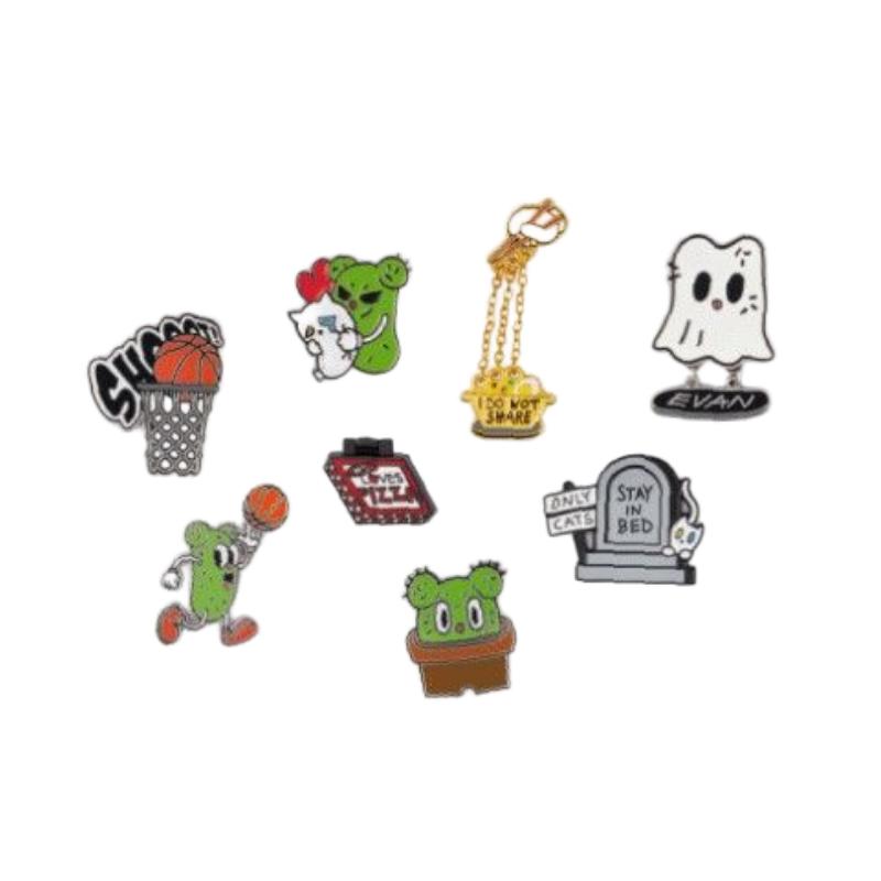 ENHYPEN Ensemble de badges Cactus et Chat de Heeseung Evan