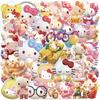 50pcs Hello Kitty Cat Animes Cartoon Graffiti Stickers Phone Guitar Laptop Notebook Suitcase Cup Waterproof Sticker Decals Toys