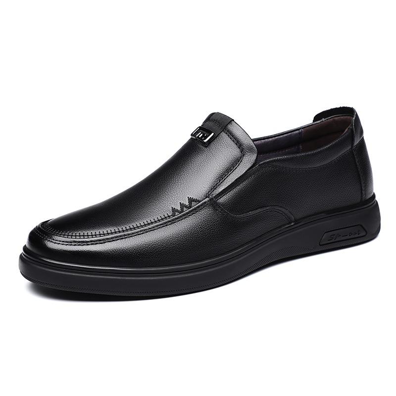 Fashion Fashion Cow Leather Loafers for Men Spring Autumn Soft Sole Casual Men's Driving Shoes Designer Soft Sole Black Dress Shoes Male