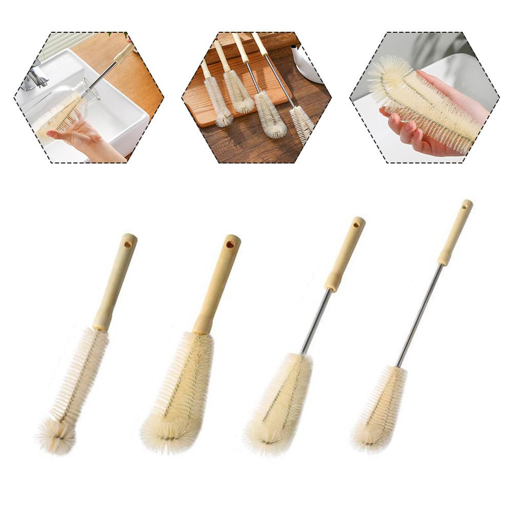 Ergonomic Bottle Brush Set with Long Handles and Durable Bristles