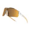 MOTIONVIEW Sports HD High [EYEGLAD] Sunglasses, Outdoor, Contrast, UV400, Running, Baseball, Softball, Sports, Eco-friendly (Desert Titanium)