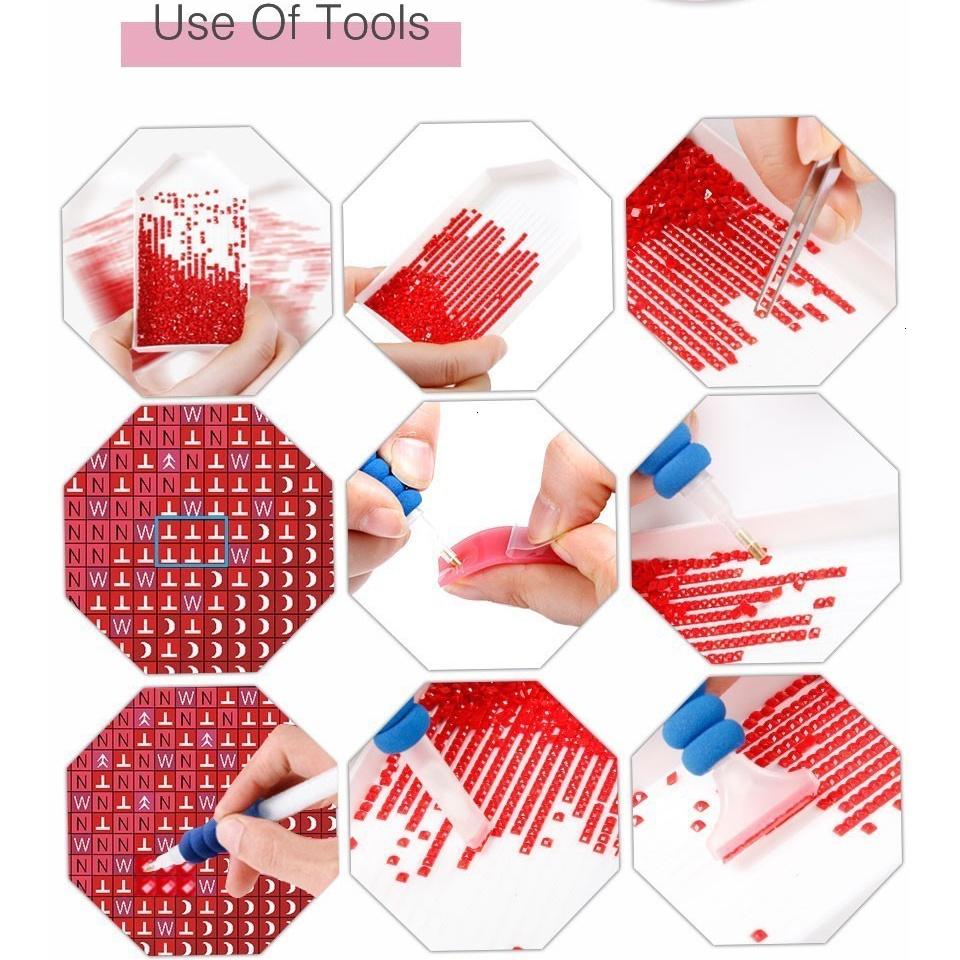 Broderie diamant Liqueur Perceuse complète Ronde/Carrée Peinture diamant Paysage Strass Art Point de croix Kits Couture