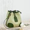 First Layer Cowhide Women's Bag Niche Design Leather Large Capacity Commuter Bag High Sense Fashion Temperament Bucket Bag