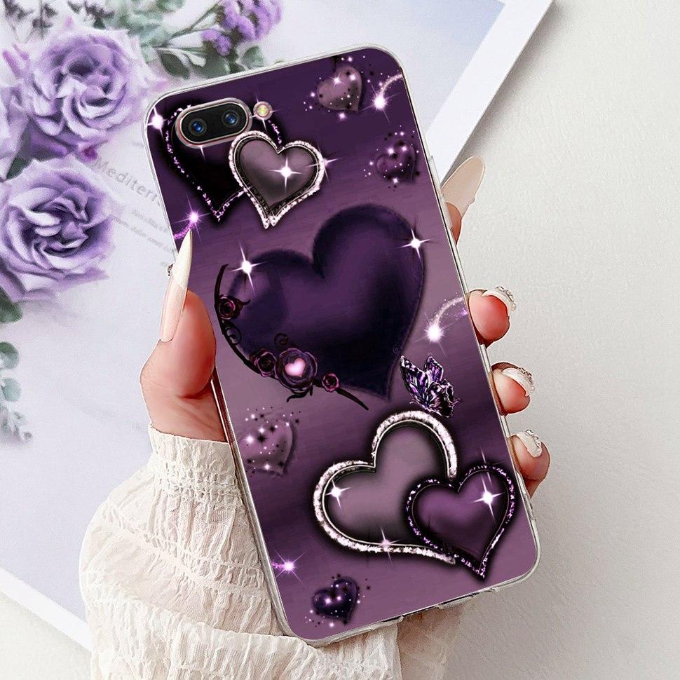 For OPPO A3S Case CPH1803 Soft Slim Fundas Cute Cartoon Cover For Oppo A5 AX5 CPH1809 OppoA3s Phone Cases Oppo A3 S A 3s  Coque