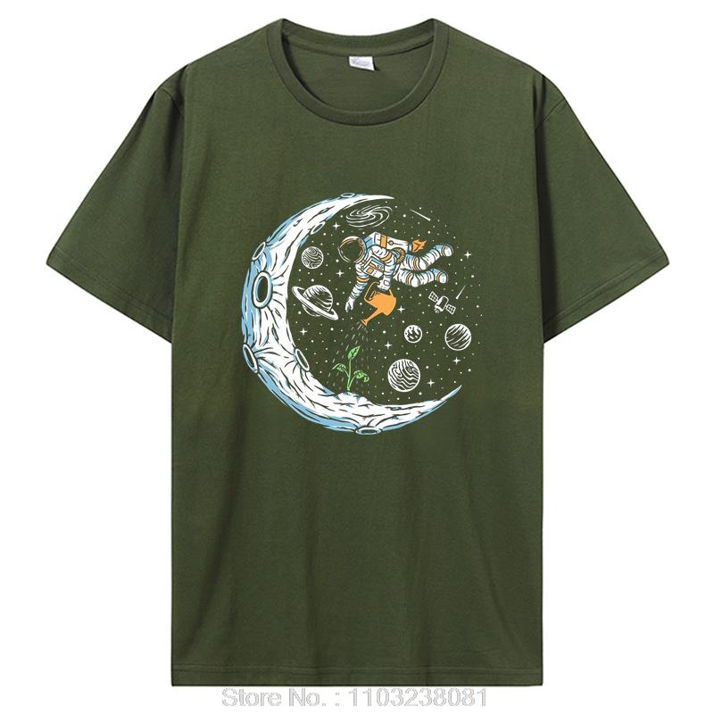 Unisexs Tshirt Cotton Casual Funny Astronaut Design Print Loose Oneck T Shirt For Unisex Short Sleeve Tshirt Hip Hop Tops Tees