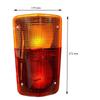 24V Rear Tail Light Set for Mercedes Truck & Minibus – Compatible with Mercedes 508D, 608, L407 | Red/Amber Lens | 3-Function | Set of 2 (LH + RH)