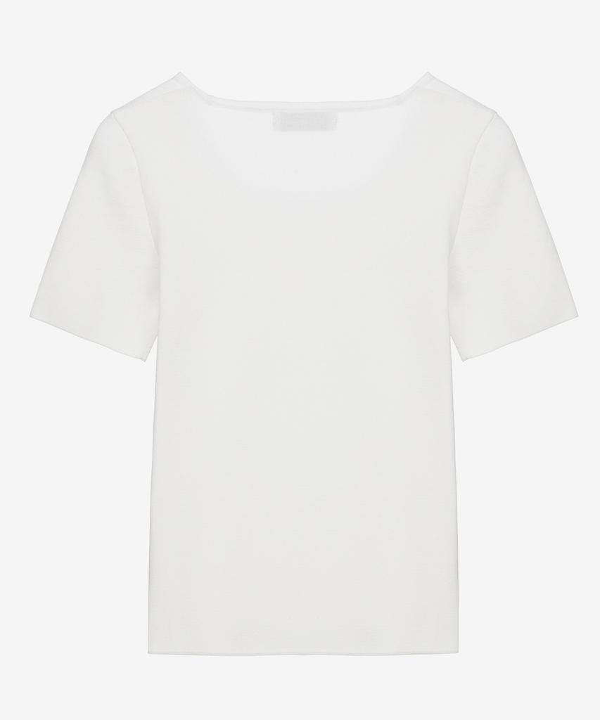 MIND BRIDGE WOMEN [W] Square Neck Slim Fit Knit - 2 Colors Mykt3204
