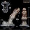 NNSX Leather Wolf Fang Mouthpiece & Lingerie Couple Set