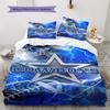 Dallas Cowboys Pattern Bedding Set Quilt Cover Pillowcase Home Decor Gift (1 * Duvet Cover + 2 * Pillowcase, Without Core)