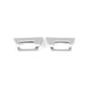 For Porsche Cayenne 2018-2022 ABS Carbon Fiber Front Air Conditioner Outlet Decoration Frame Panel Cover Trim Accessory
