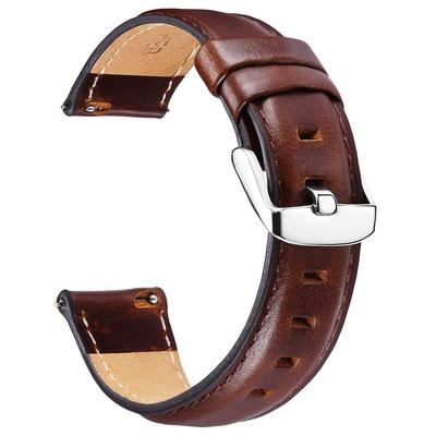 [BINLUN] Leder-Uhrenarmband, Schnellverschluss, echtes Leder-Uhrenarmband für Frauen und Männer, Ersatz-Leder-Uhrenarmband 12 mm, 13 mm, 14 mm, 17 mm, 18 mm, 19 mm