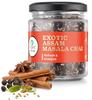 IOrganic Masala Chai Thee losse bladeren (40 Kopjes/80g) Mélange van Biologische Zwarte Thee | Kaneel, Kardemom, Saffraan, Nootmuskaat & Gember | Oud-Indië
