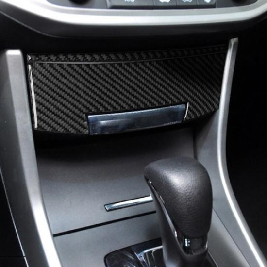 2Pcs Carbon Fiber Interior Central Storage Box Cover Trim For Honda Accord 13-17