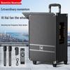 Newmine N519 12-inch Portable Bluetooth Trolley Speaker with Dual Mics CN Plug (adapter Included) (CN Version)
