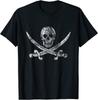 Vintage Piratenschädel T-Shirt Unisex T-Shirt