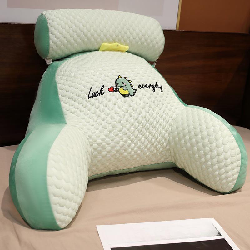Grand coussin de chevet moelleux - Coussin de dos confortable pour filles