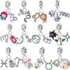 New Copper Charm Cartoon Series Of Twelve Zodiac Signs Diy Fine Bead Fit Original Pendant Charms Bracelet For Women