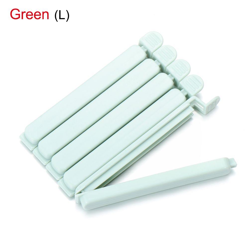 5Pcs Fashion Plastic Home Practical Sealing Clamp Kitchen Tool Food Clips Snack Bag Sealer