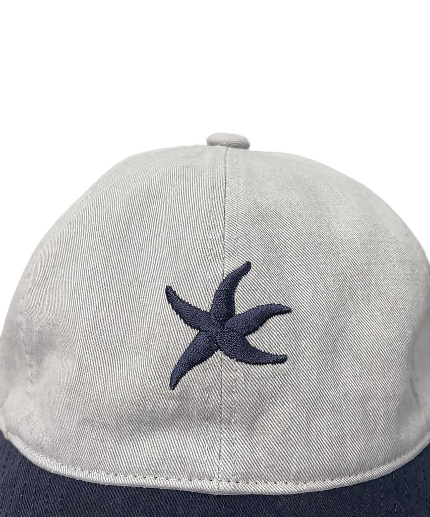 THE COLDEST MOMENT Tcm Starfish Cap (Light Grey/Navy)