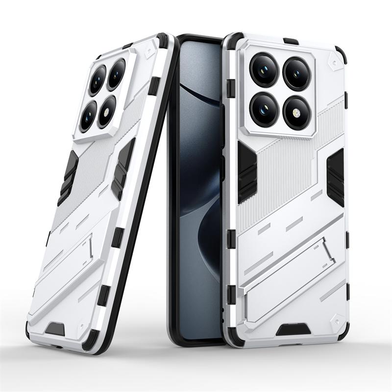 For Xiaomi 14T Case Cover Mi 14T Capas New Armor Lens Protector PC Hard Shockproof Phone Back Bumper Holder Fundas Xiaomi 14T